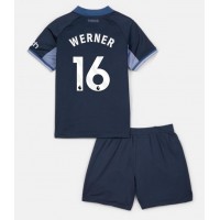 Maglie da calcio Tottenham Hotspur Timo Werner #16 Seconda Maglia Bambino 2023-24 Manica Corta (+ Pantaloni corti)